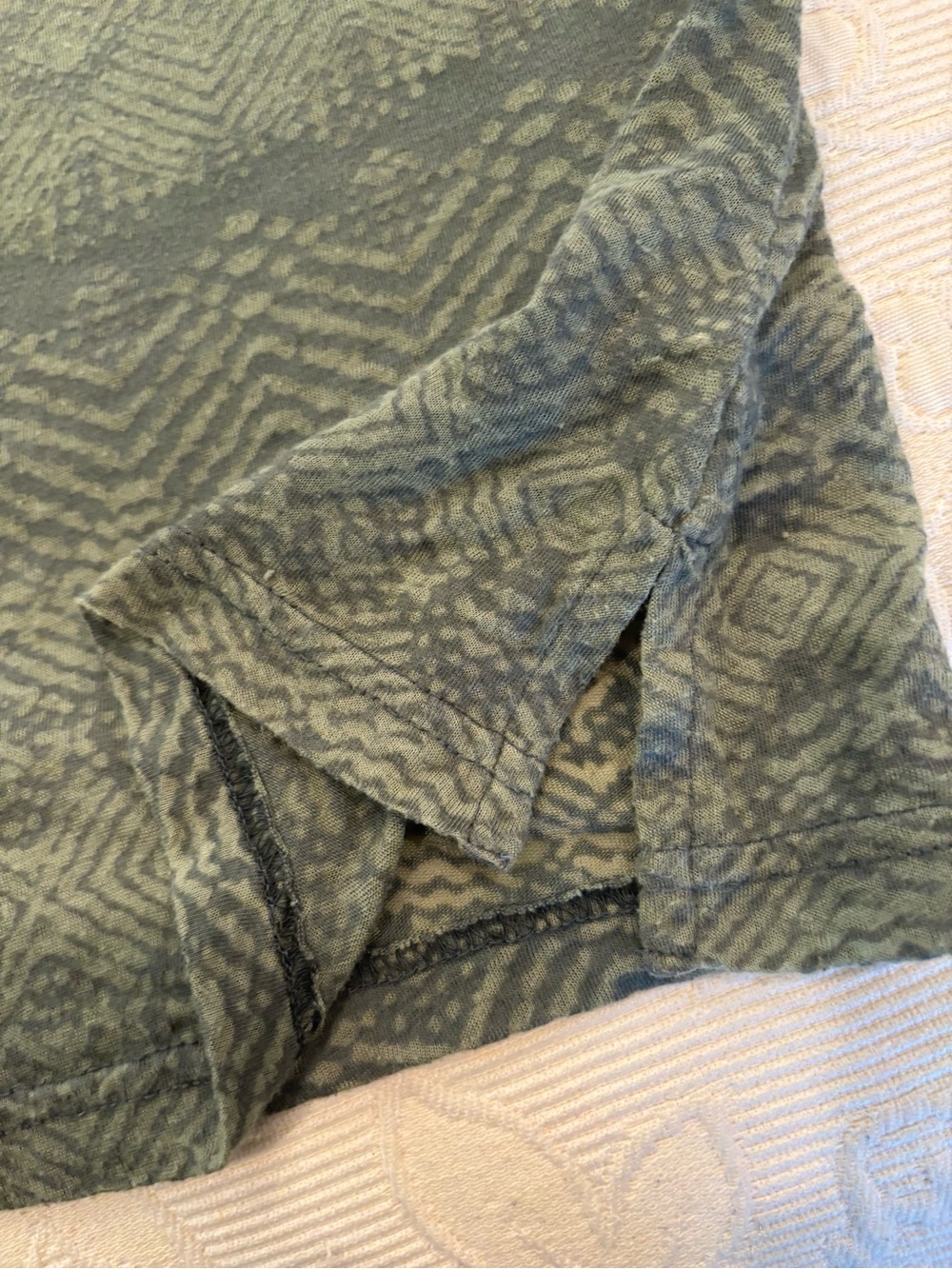 Athleta Sage Green Hooded V-Neck Tunic - Picture 6 of 6